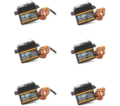 6PCS Emax ES3054 17g 3.5kg 0.13seg Servo Digital de Engranajes Metálicos Para Avión RC (Versión Mejorada ES3154)