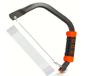Sierra de mano Coping Saw de 12 pulgadas con Sierra de alambre y corte multidireccional de 360 grados con 10 hojas de si