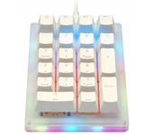 Teclado mecánico Womier 21 key K21 Pad 20% Numpad PCB CASE con interruptores intercambiables en caliente y efectos de il