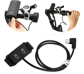 Astrolux® BL02/BL03/BL04/BL06 Luz de bicicleta con control remoto. Soporte para interruptor remoto con cable. Luz de señ