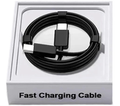 Cable Tipo C a Tipo C de 5A 45W para carga rápida y transmisión de datos con núcleo de cobre de 1M de largo para iPhone