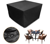 Cubierta de muebles de jardín en forma de cubo KING DO WAY 125 * 125 * 74CM, cubierta para juego de mesas de ratán, cubi