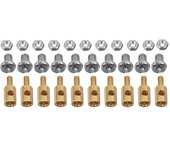 50PCS Conectores de Varilla de Empuje Ajustables de 1,3 mm Parada de Enlace para Aviones RC