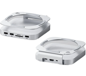 Hagibis MC60 MC60H Hub USB-C con carcasa SSD M.2 para Mac Mini M4/M4 Pro Estación de acoplamiento Tipo-C Carcasa SSD USB