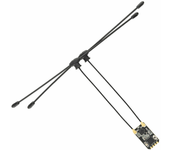 Receptor Bandit BR3 ExpressLRS ELRS con TCXO incorporado y antena dual 915/868MHz T para dron de carreras FPV