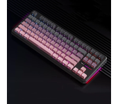Teclado mecánico para juegos AULA F87 Pro 8000mAh tricompatible 87 teclas hotswap RGB PBT con juntas teclado inalámbrico