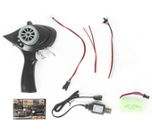 LDRC A86 A86P 1802 WPL D12 D22 D32 MNRC MN68 1/16 1/18 RC Piezas de coche Transmisor Batería Placa receptora Cable USB c