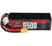 Batería LiPo ZOP Power 3S 11,1V 6500mAh 30C 72,15Wh con enchufe XT60 para coche RC