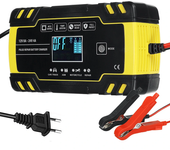 Cargador de batería LCD de pulso táctil iMars 12V 24V 8A 4A para batería de plomo ácido Gel Agm húmeda de coche motocicl