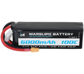 Batería Lipo MARSLIPO 14.8V 6000mAh 100C 4S con conector XT60 para drones RC