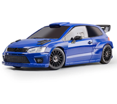 LDRC 2801 RTR 1/28 2.4G 4WD coche RC Drift para POLO R luz LED en carretera vehículos de carreras 3.7V 1s batería