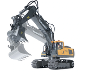 Excavadora RC 1044 1/20 2.4GHz 9CH Coche RC Camión de Construcción de Ingeniería Tiempo de Juego de 40 minutos Vehículos