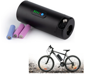 [EU Direct] UNITPACKPOWER S001-2 Batería de bicicleta eléctrica 36V 7AH 25km Batería de 3500mAh con placa de protección