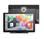 YUEHOO 9" Reproductor de coche portátil MP5 CarPlay inalámbrico Pantalla inteligente inalámbrica para la consola central