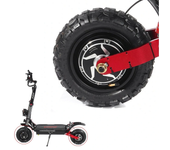 Motor sin escobillas de 60V 38.4Ah 2800W para patinete eléctrico de 11 pulgadas con neumáticos todo terreno para reempla