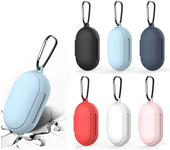 Estuche para auriculares Samsung Galaxy Buds Plus de color sólido, lindo estuche duro de silicona con acabado mate para