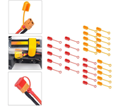 10PCS TAPA DE PROTECCIÓN DE CONECTOR DE TPU IMPRESA EN 3D CUBIERTA DE LA CARCASA DEL CONECTOR MASCULINO Y FEMENINO XT60
