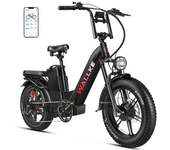 [EU Direct] Bicicleta eléctrica WALLKE H7 48V 40AH batería Samsung motor de 1200W llantas de 20 pulgadas 209KM de autono