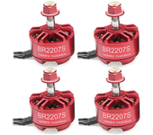 Motor sin escobillas 4X Racerstar 2207 BR2207S Fire Edition 1600KV 3-6S para marco de carreras de drones RC FPV