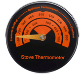 Termómetro de estufa de leña IPRee,medidor de temperatura magnético para gas con gran dial,evitando el sobrecalentamient
