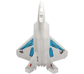 KPQRC F22 Raptor V2 Envergadura de 720mm EPO Avión a reacción de ala fija de 64mm con ventilador EDF RC Jet Caza Kit