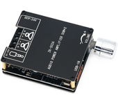 Tablero de amplificador de potencia digital de audio Bluetooth ZK-502A Módulo 2.0 estéreo de canal dual 50W + 50W