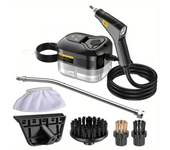 Limpiador de vapor portátil de alta presión de 1500 W, limpiador de vapor doméstico adecuado para humos de cocina, sofás