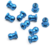 10 tuercas de cabeza esférica de aleación de aluminio de 5 mm para modelos de vehículos de coche RC TAMIYA 1/10. Piezas