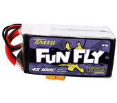 Batería Lipo TATTU FUNFLY 4S 14.8V 1550mAh 100C 4S1P con enchufe XT60 para Drones RC Carreras FPV