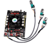 Placa de amplificador de audio estéreo digital Bluetooth 5.2 de 2.0 canales T220H TPA3251 con potencia de 220Wx2