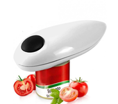 Abrelatas eléctrico automático de un toque para todos los tamaños de latas Dispositivo de cocina para personas mayores,a