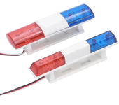 Piezas de coche RC Luz de flash policial LED de alarma para modelos de vehículos 1/10 HSP Kyosho Tamiya Axial SCX10 D90