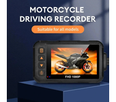 Cámara de conducción de motocicleta 3.0" 1080P HD con doble lente impermeable, grabadora de video frontal y trasera con