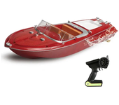 HUIQI SK1 RTR 2.4G lancha RC de 25 km/h con control remoto Barco de carreras a prueba de agua Juguetes barco de velocida