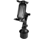 Soporte para tablet TP06 para ranura de portavasos en el coche, ajustable a 360 grados, asa regulable, soporte flexible