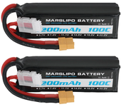 Batería Lipo MARSLIPO 11.1V 2200mAh 100C 3S con conector XT60 para dron RC