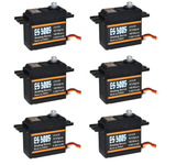 6PCS EMAX ES3005 42g Servo Analógico Metálico para Aviones RC Impermeable