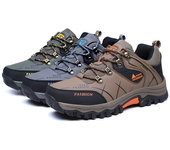 Zapatos de montaña para hombre, botas de nieve de bajo perfil para actividades al aire libre, camping y senderismo de oc
