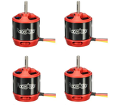 4PCS Racerstar BR2830 1300KV 2-4S Motor sin Escobillas para Avión RC