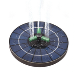 Fuente solar flotante RGB de colores para piscinas Paisaje Bomba sumergible automática para barcos Boquilla giratoria de