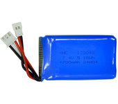 Accesorios de piezas de repuesto para aviones RC QF009 SU-35 Fighter Brushless Version, batería LiPo de 7,4V 700mAh