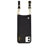 FUNDA MOVIL BACK COVER COOL POP-ROCK BLACK + CORDON IPHONE 12 MINI