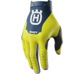 Shot Lite Husqvarna Limited Edition Guantes de motocross - Azul Amarillo (4XL)