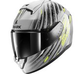 Shark Ridill 2 Assya Casco - Negro Gris Amarillo (M)