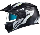 NEXX X.Vilijord Light Nomad casco - Negro Blanco (XS)