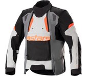 Alpinestars Halo Drystar Chaqueta textil de motocicleta - Negro Gris Naranja (L)