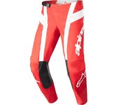 Alpinestars Techstar Arch Pantalones de motocross - Blanco Rojo (34)