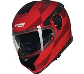 Nolan N80-8 Alfiere N-Com Casco - Negro Rojo (XL)