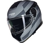 Nolan N80-8 Alfiere N-Com Casco - Negro Gris (S)