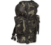 Brandit Nylon Mochila - Negro Gris (un tamaño)
